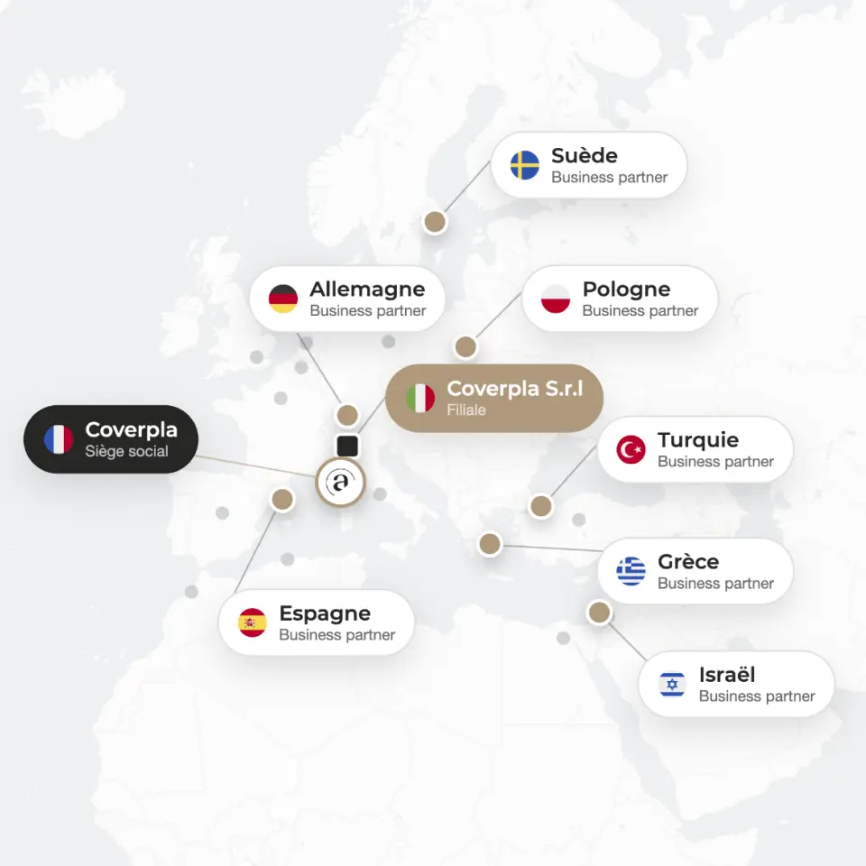 Carte de présence internationale Coverpla